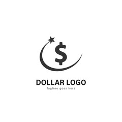 Money logo template design. Money logo with modern frame vector design