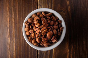 Coffee beans and ground coffee