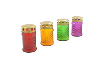 Sanctuary lamp isolated on white