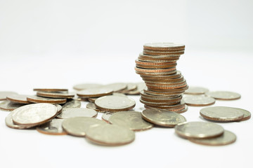 Business concept of making or saving money on investment, Stock, Business improvement, Exchange,...