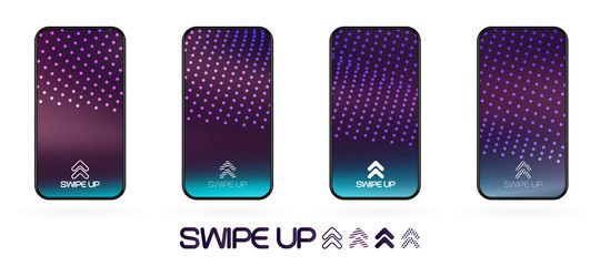 Smartphone abstract futuristic background vector