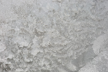 winter drawing on glass