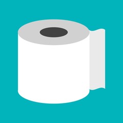 Outline toilet paper icon illustration vector symbol