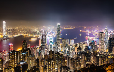 Fototapeta na wymiar 世界三大夜景　香港