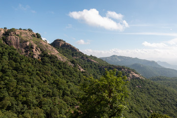 view of mountains