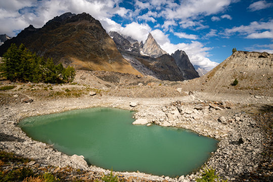 Lago Miage, Aosta, Valle d'Aosta, Italia