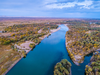 Burqin Yadan landform China also known as Colorful Beach Irtysh River Burqin County Altay Prefecture Xinjiang China