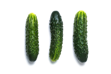 cucumber isolated on a white background