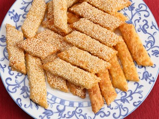 Cheese cookies.
