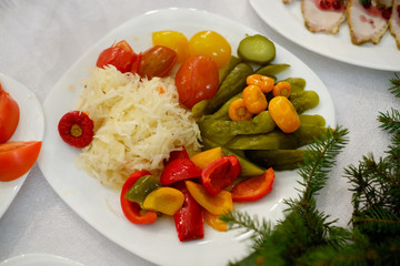 salad with vegetables and cheese