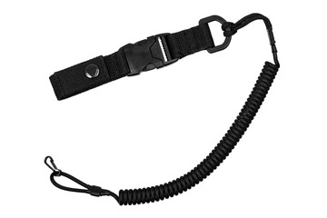 paracord bracelet isolated on white back