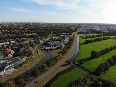 Drachten (The Netherlands) - Noorderhogeweg - Shot on DJI Mavic Air (Drone)
