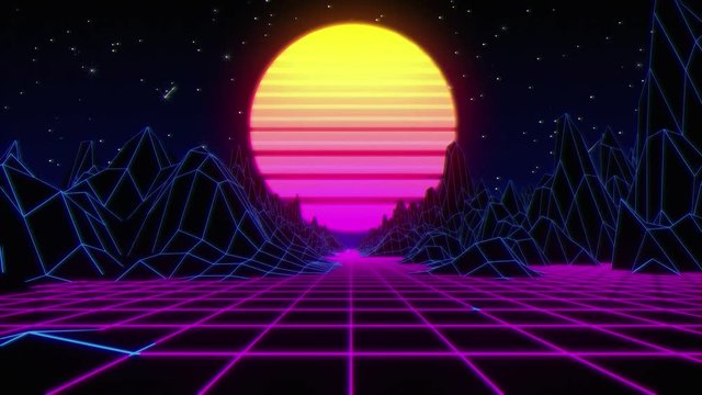 80s Synthwave Retro 