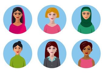 international women avatars