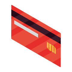 credit card isolated icon