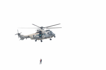 Fototapeta na wymiar Helicopter Rescue H225M