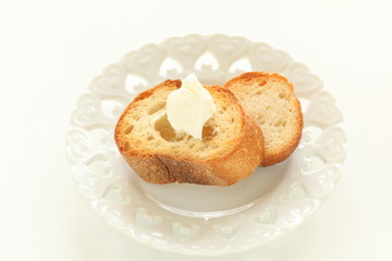Mascarpone cheese on toast