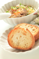 french bread for breakfast image