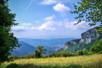 View from the mountains