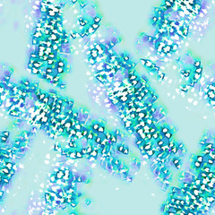 Abstract seamless pattern with shiny effect. Watercolor background.