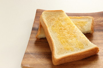 Buteer toast for breakfast image
