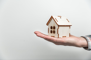 Symbol of the house with key