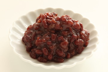 Asian food ingredient, red bean paste