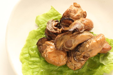 Smoked oyster for gourmet appetizer image