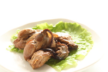 Smoked oyster for gourmet appetizer image