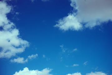 Obraz premium clouds in the blue sky