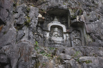 Lingyin temple stone caving