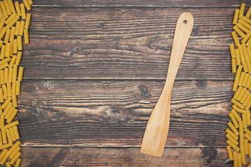 Tubetti and wooden spoon 