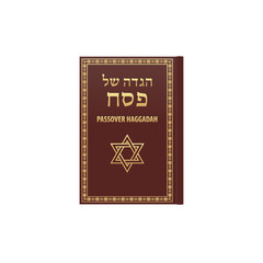 Passover haggadah. Vector clip art, without a background, isolated