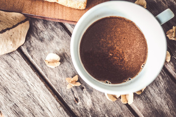 cup of coffee with cinnamon and brown sugar
