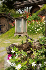 Lamp in the garden