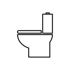Vector icon toilet