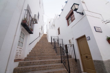 Mojacar white village in Almeria Spain on September 15, 2017