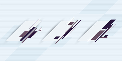 Vector techno lines elements of design