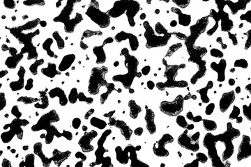 Black and White Ink Splatters and Spill 