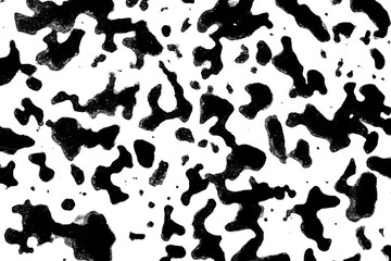 Black and White Ink Splatters and Spill 