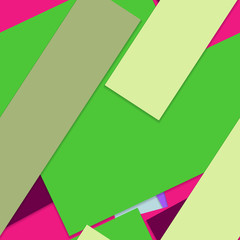 Flat material design - Creative vector trend seamless