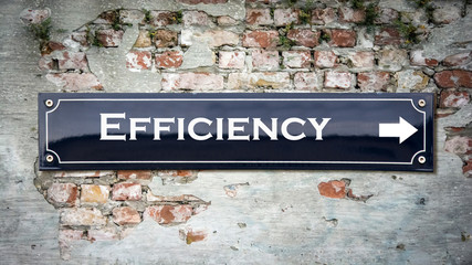 Sign 390 - Efficiency