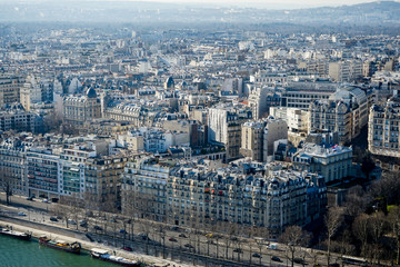 Obraz premium aerial view of city