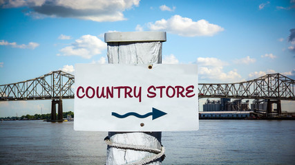 Sign 387 - COUNTRY STORE
