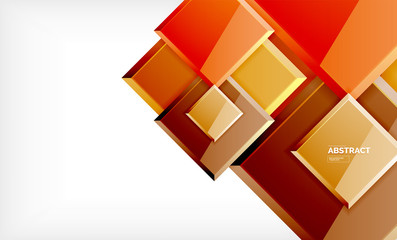 Square geometrical background