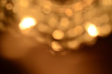 Obraz premium Blur wallpaper with yellow lights