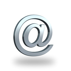 At sign in 3D - isolated on a white background