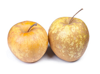 Group of not attractive apples