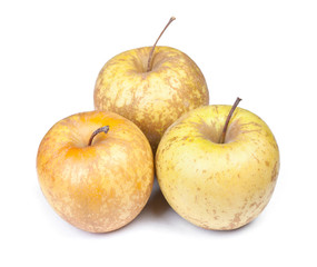Group of not attractive apples