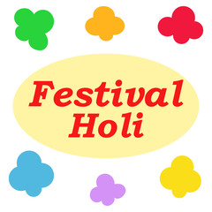 Holi festival. Colorful Happy Holi. Promotional background. Vector illustration. EPS 10.